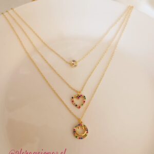 Cadenas con baño de oro 14k