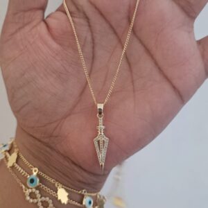 Cadena Bañada en Oro 14k