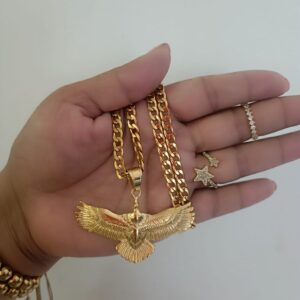 Cadena laminada en Oro 18k