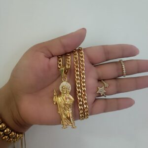 Cadena laminada en Oro 18k