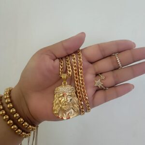 Cadena laminada en Oro 18k