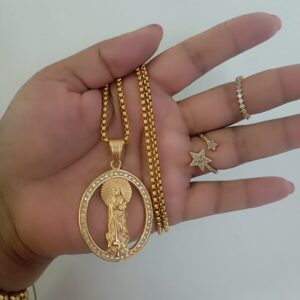 Cadena laminada en Oro 18k